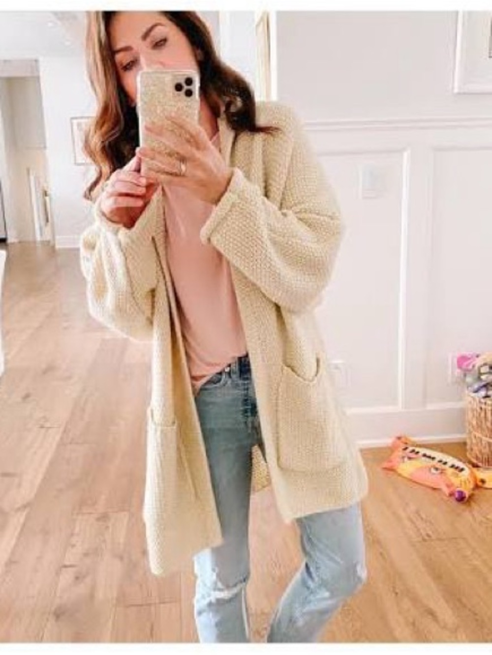 The skinny x Jillian Harris Erinn Boyfriend Cardi